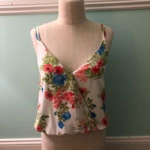 Floral forever 21 tank